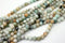 8mm matte amazonite gemstone beads, 15' strand, natural amazonite, approx 48 beads per strand, jewelry making, gemstone beads,
